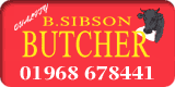 Brian Sibson, Quality Butcher, 01968 678 441